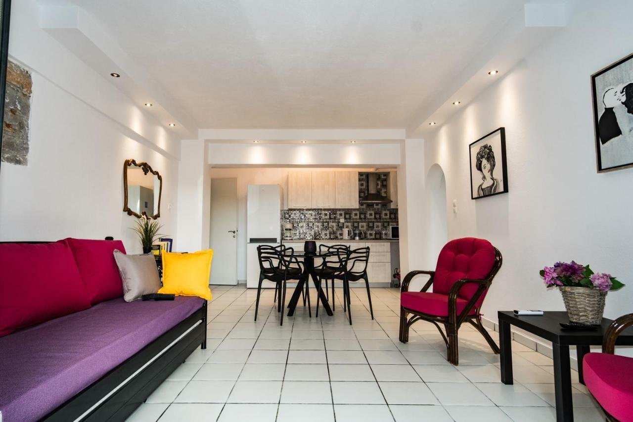 Olympia Zervea Studios With Pool - Apartment Kardhamili Buitenkant foto