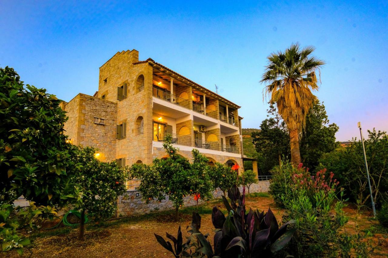 Olympia Zervea Studios With Pool - Apartment Kardhamili Buitenkant foto